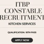 ITBP Constable Recruitment 2024