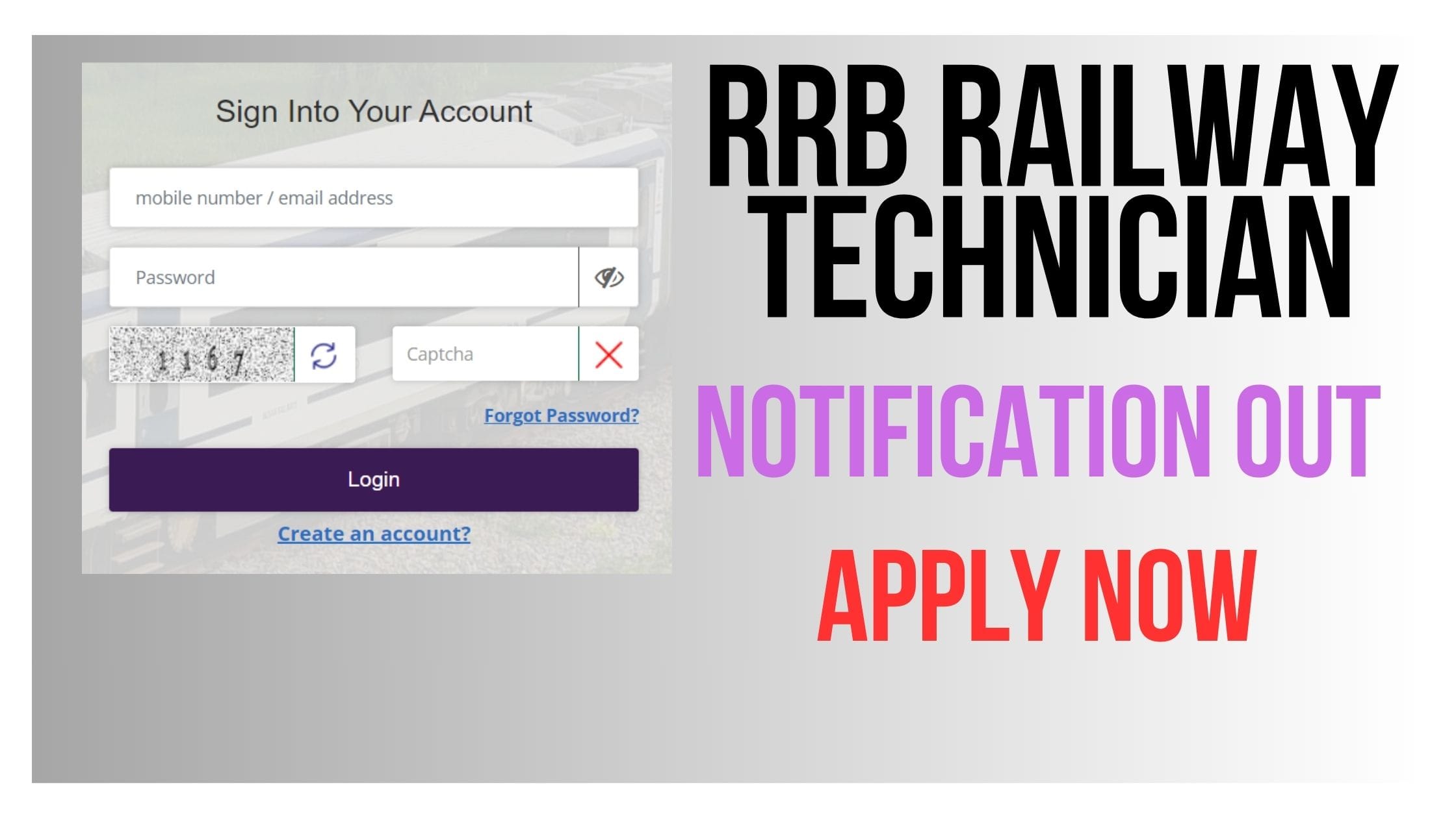 RRB Railway Technician Recruitment 2024