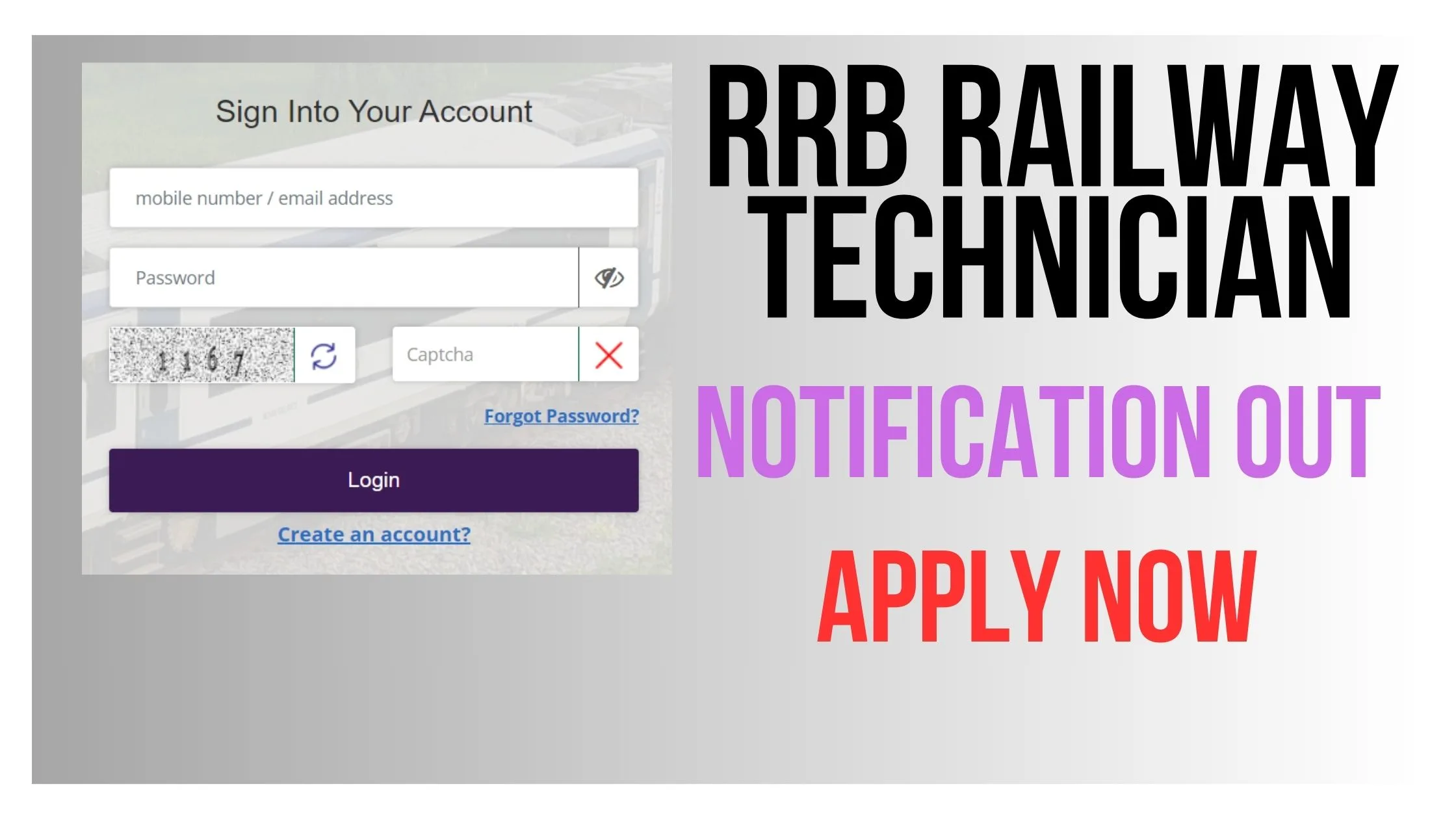 RRB Railway Technician Recruitment 2024