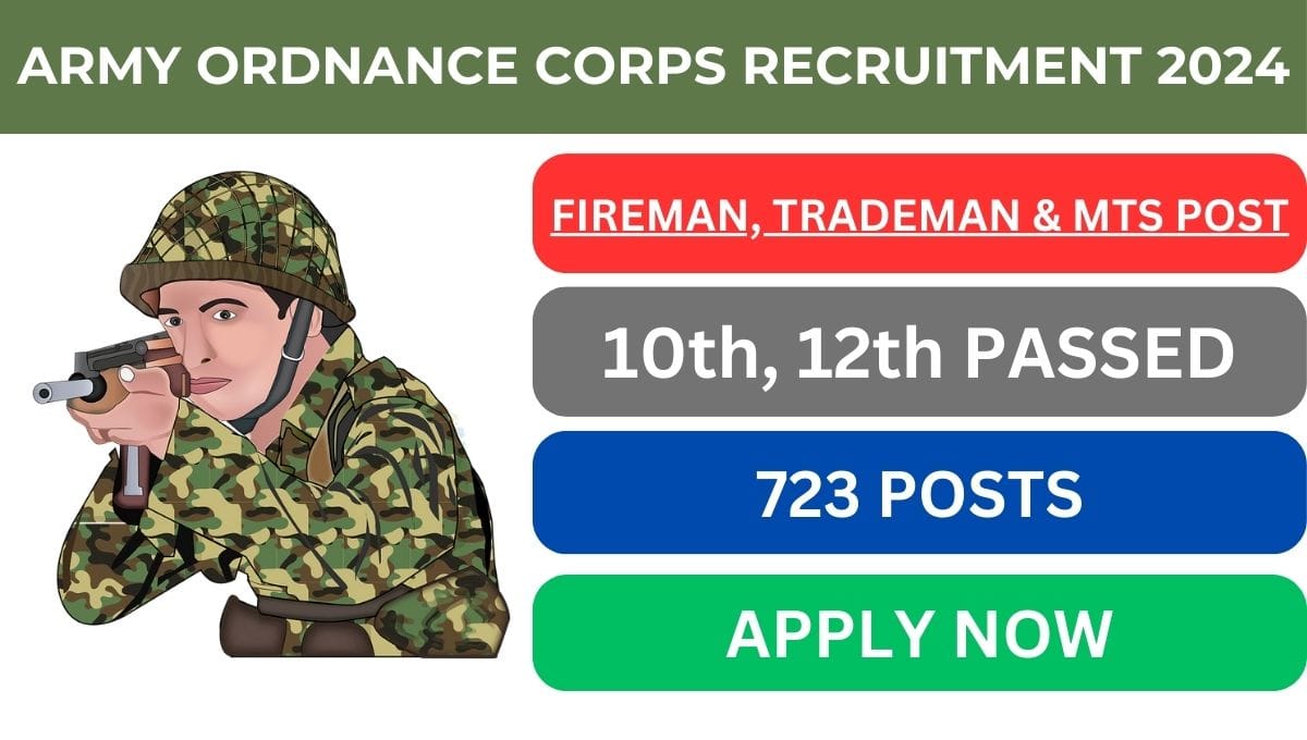 Army ordnance Corps Recruitment 2024