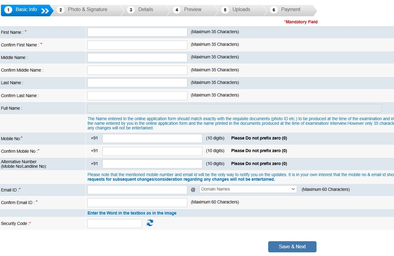 SBI Clerk 2024 Registration